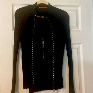 Beautiful black and bling sweater set. Barely worn and in great condition!
